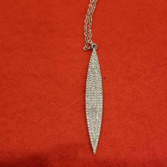 Marcia Moran Cubic Zirconia Necklace - Picture 2 of 2